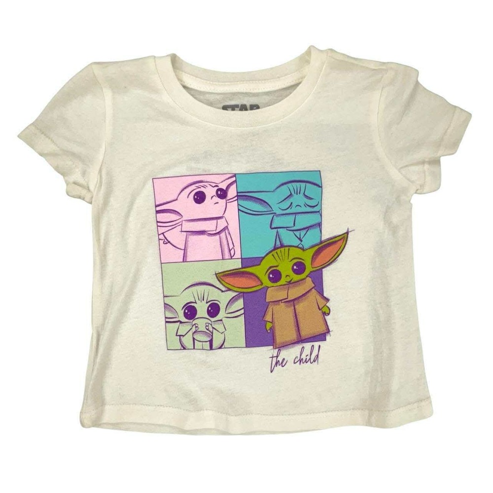 Star Wars The Mandalorian Baby‎ Yoda The Child T-Shirt Girl's 18M Tee NEW